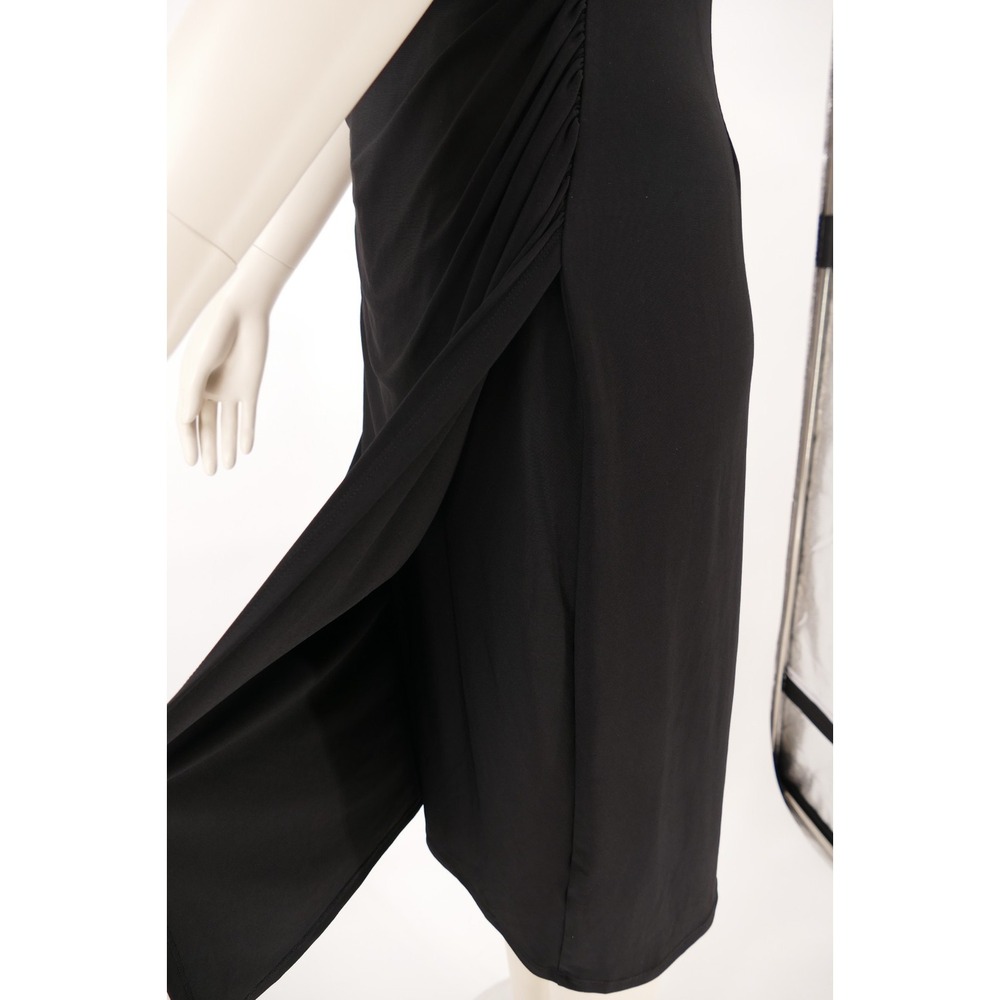 Lauren Ralph Lauren Black Sheath Ruffle Dress Size 8 elegant, effortless polish - Picture 12 of 16